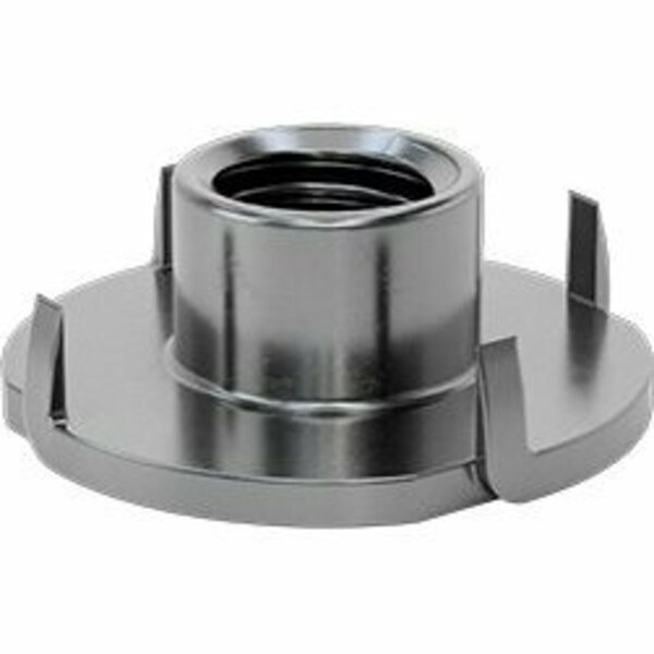 Bsc Preferred Steel Tee Nut Inserts 1/2-13 Size 0.466 Installed Length 1-1/4 Flange Diameter, 20PK 90975A033